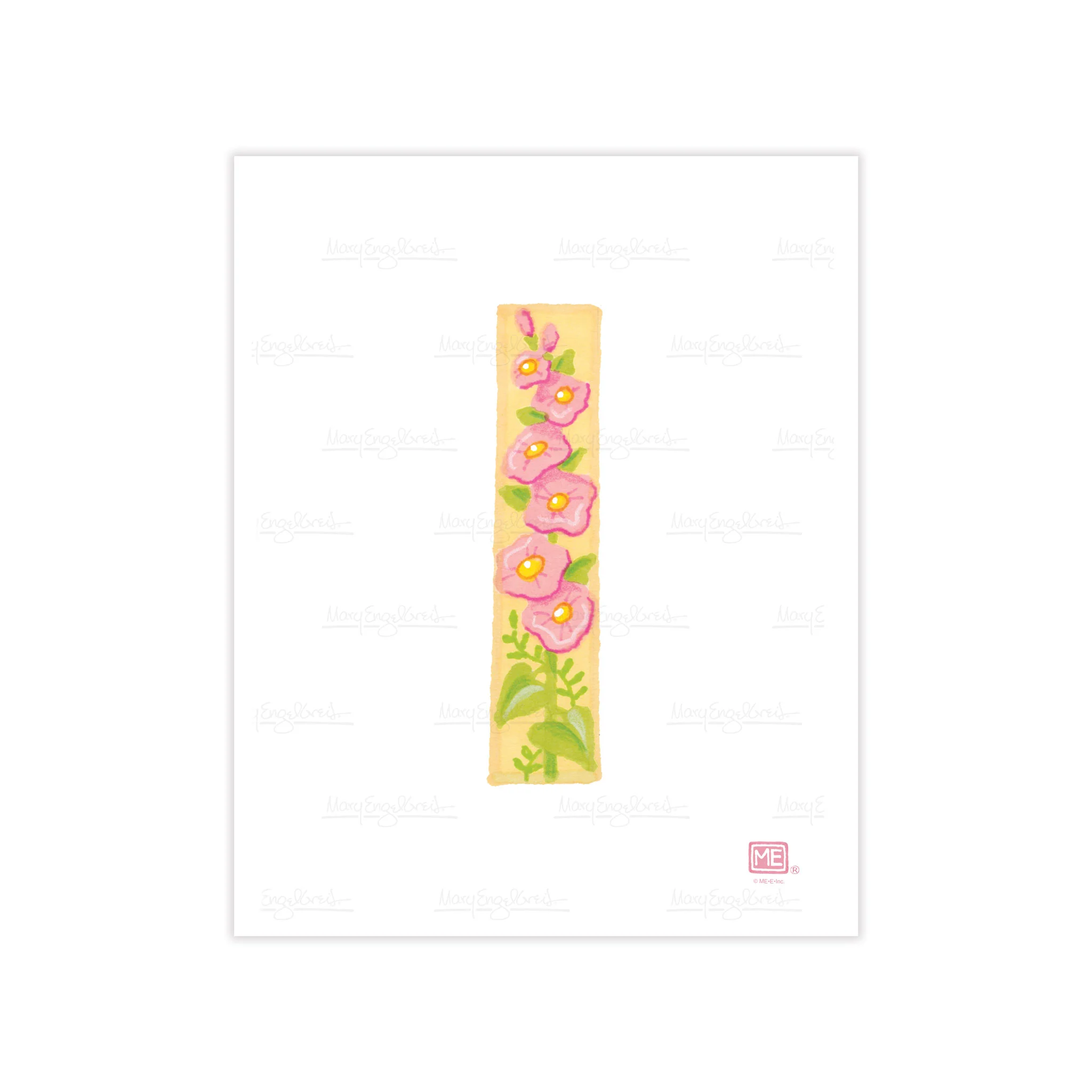 Alphabet Garden Letter I Small Print