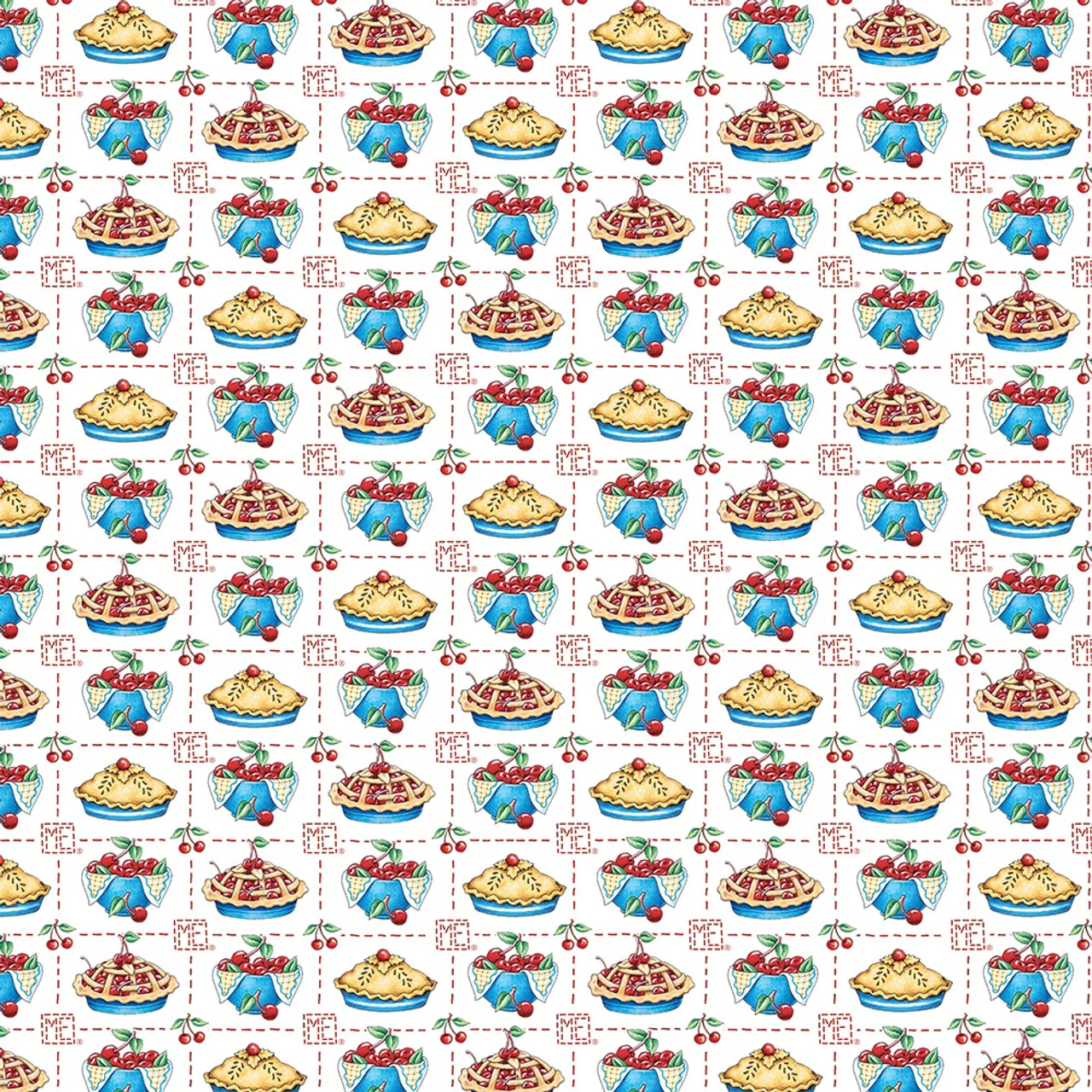 American as Cherry Pie Fabric