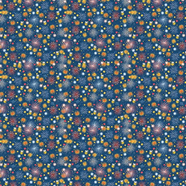 Fireworks Fabric