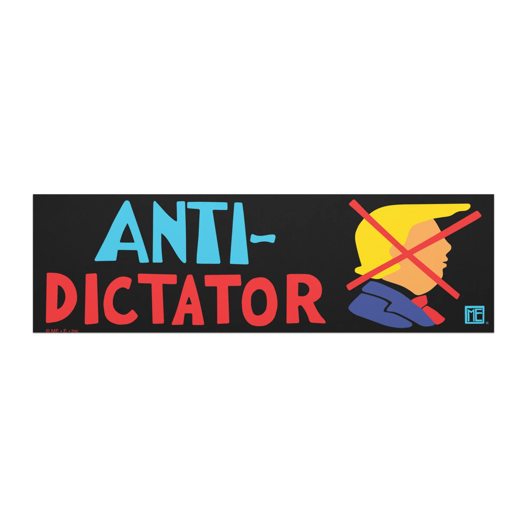 Anti-Dictator Car Magnet