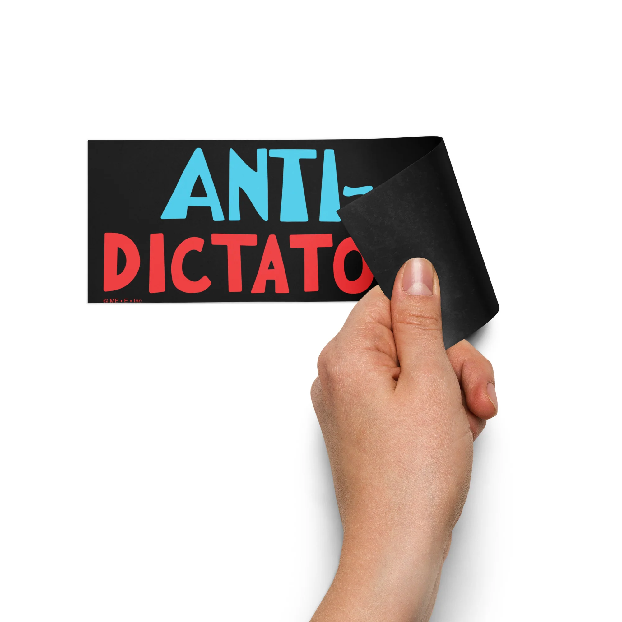 Anti-Dictator Car Magnet - Image 2