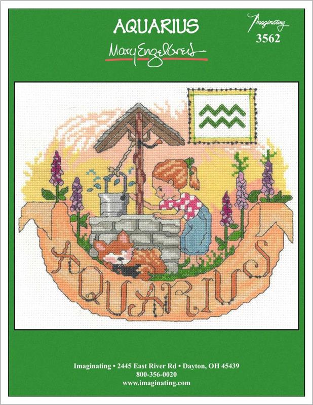 Aquarius Counted Cross Stitch Kit - Image 2