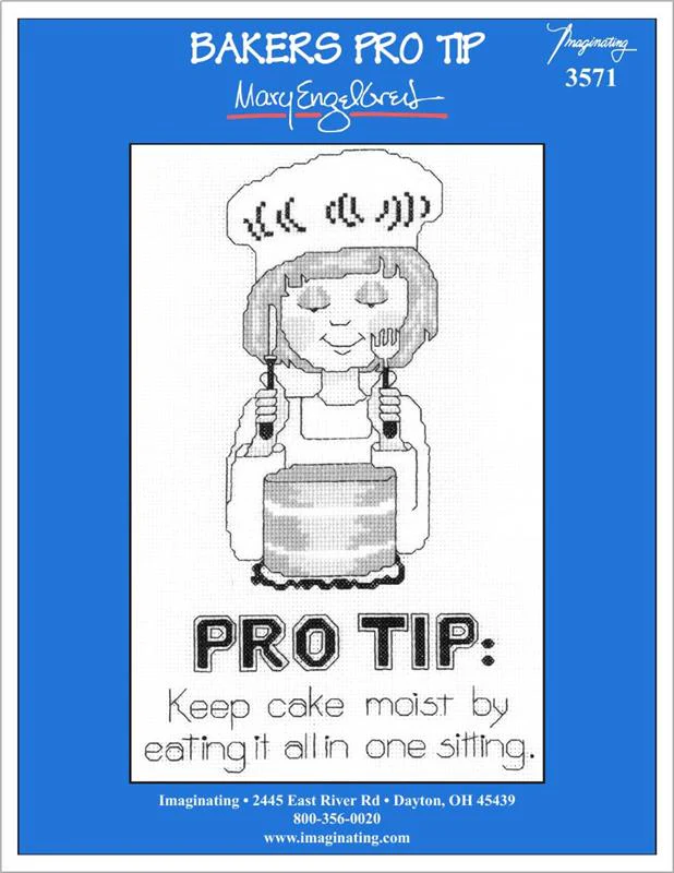 Bakers Pro Tip Counted Cross Stitch Leaflet - Image 2
