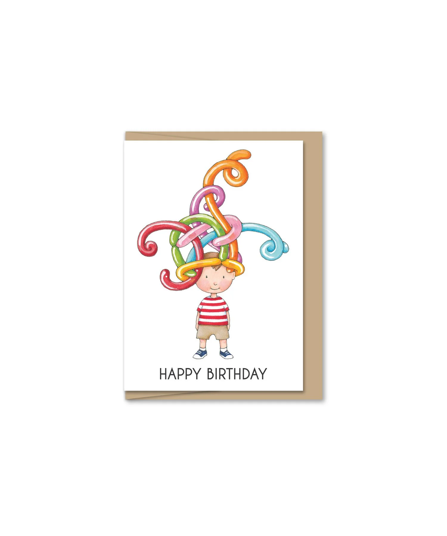 Balloon Guy Mini Card