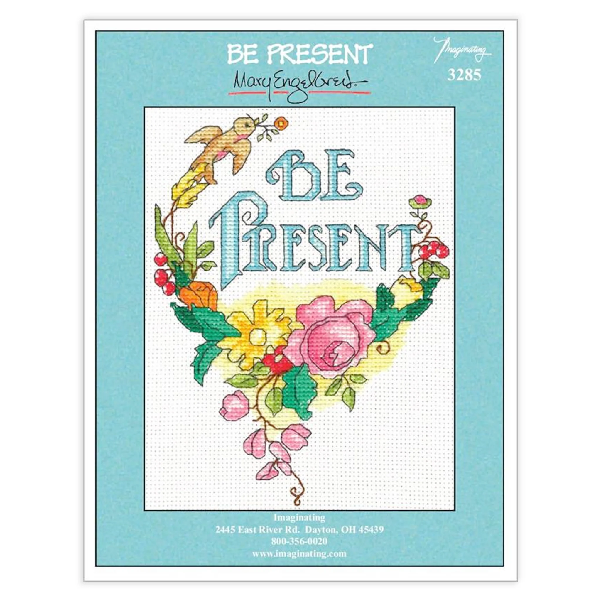 Be Present Counted Cross Stitch Leaflet - Image 2