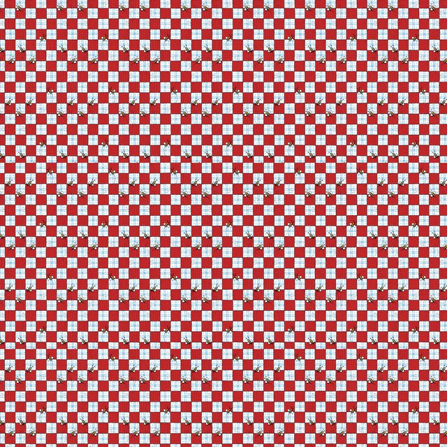 Bees at a Picnic Fabric