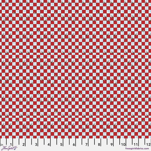 Bees at a Picnic Fabric - Image 2