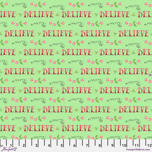 Believe and Merry Fabric - Image 2