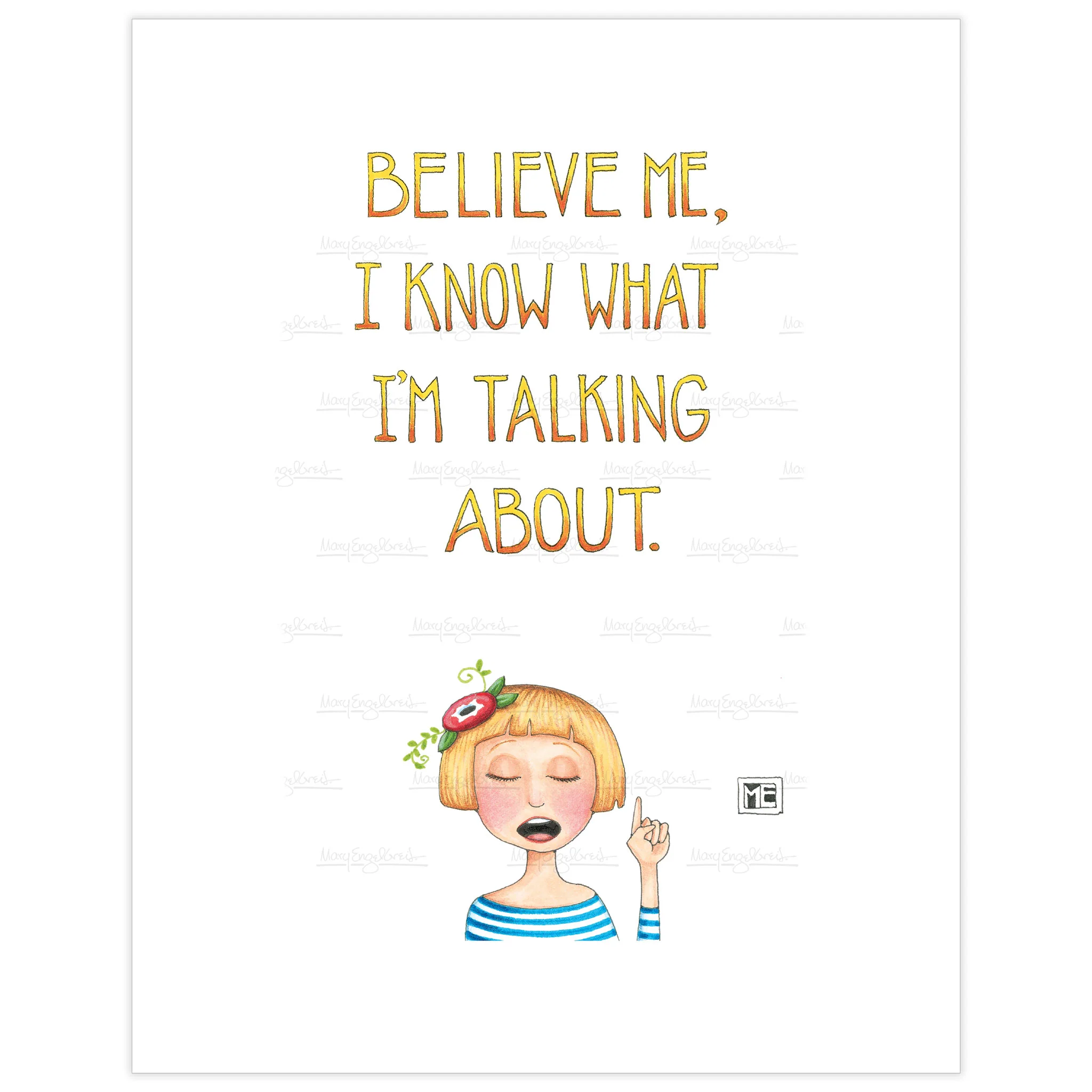 Believe Me Fine Art Print
