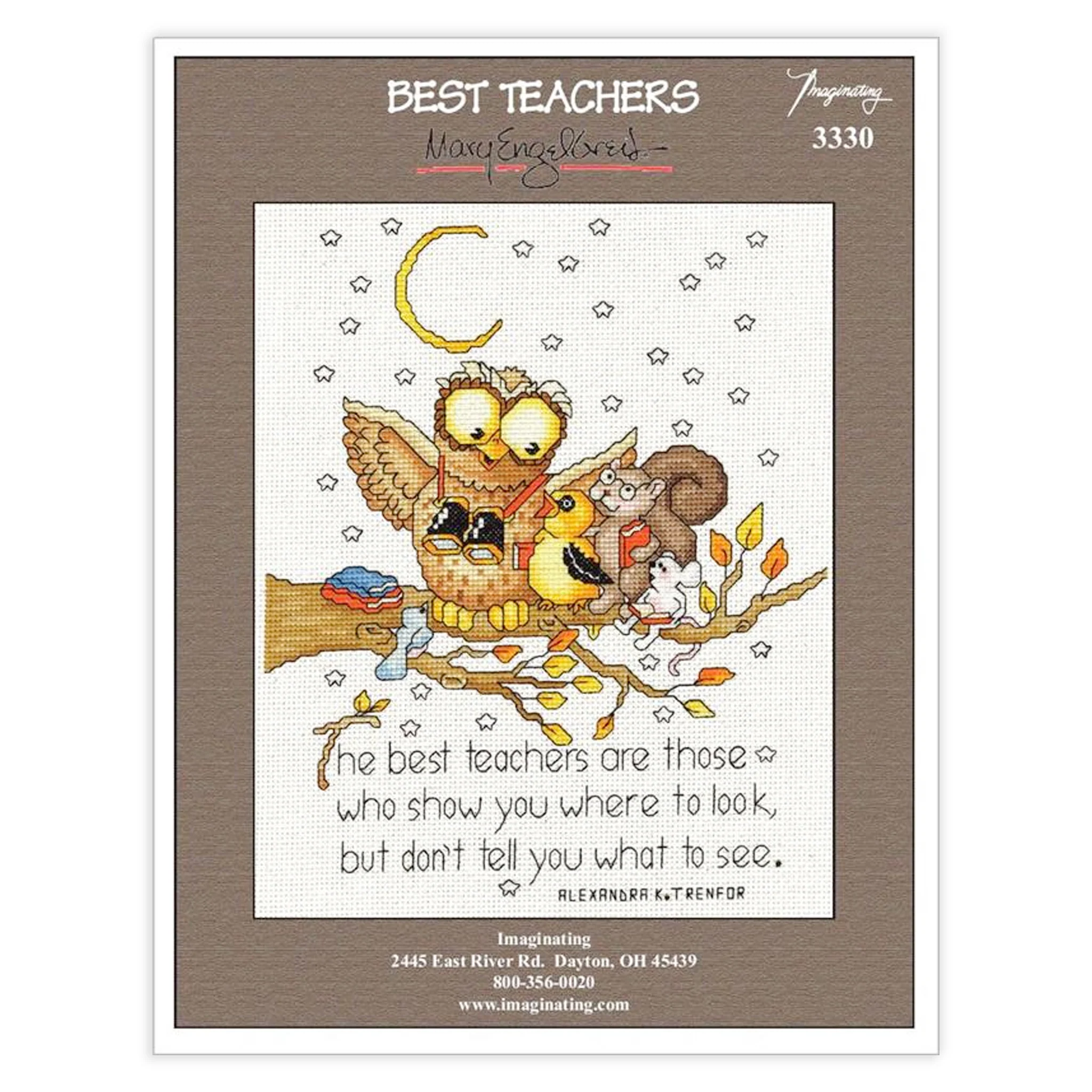 Best Teachers Counted Cross Stitch Kit - Image 2