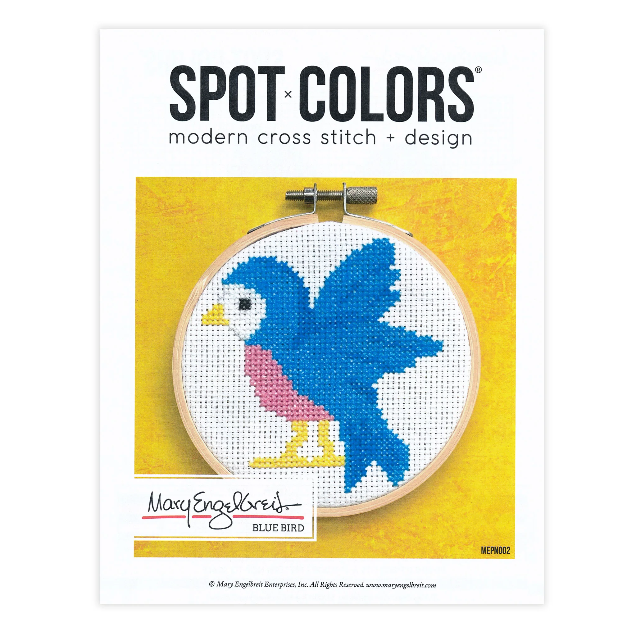 Blue Bird Counted Cross Stitch Leaflet