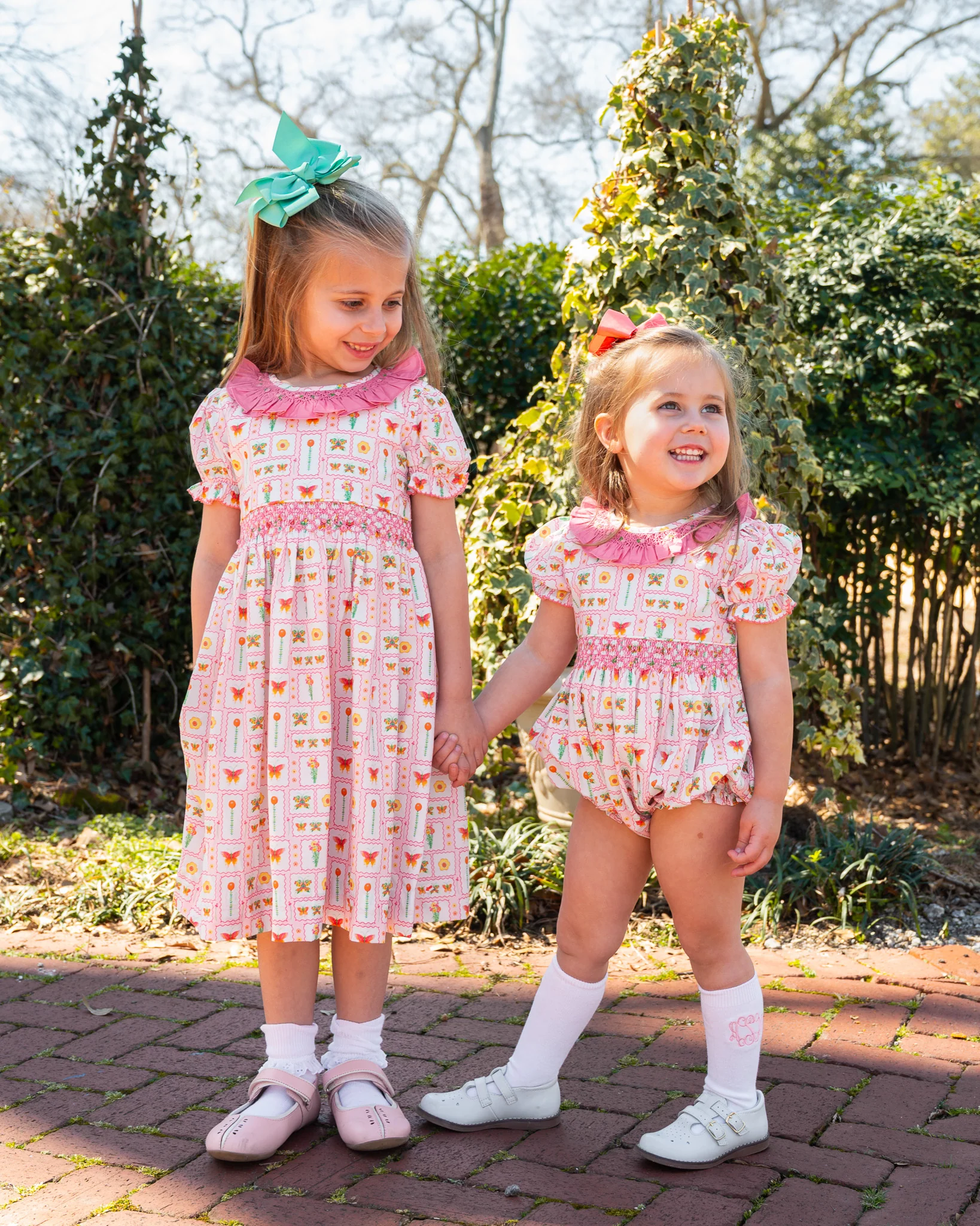 Butterfly Garden Smocked Jenny Bubble - Image 4