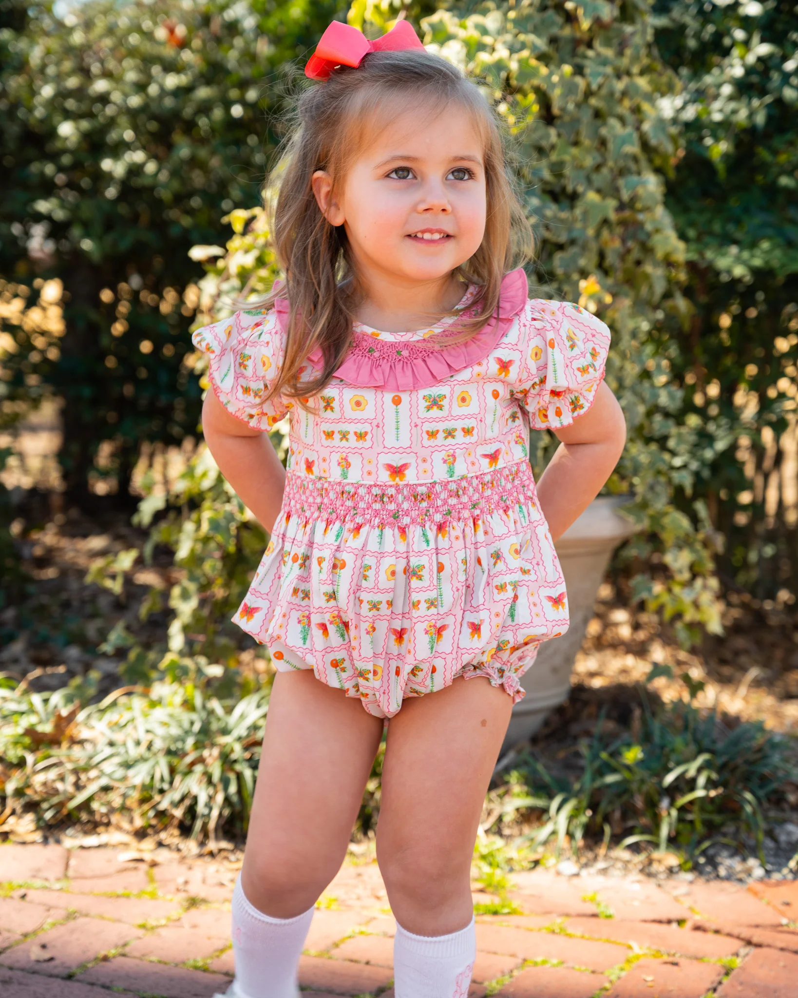 Butterfly Garden Smocked Jenny Bubble - Image 5