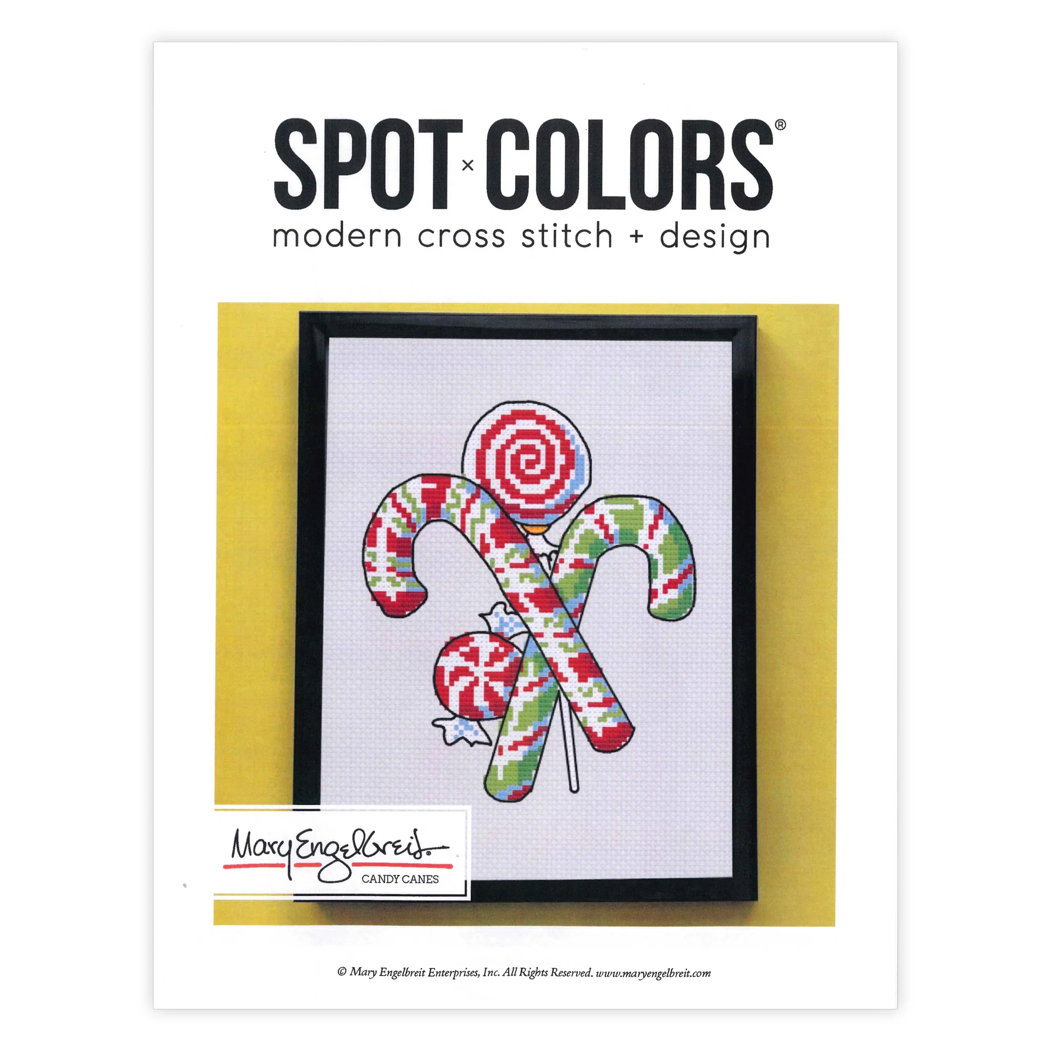 Candy Canes Counted Cross Stitch Leaflet