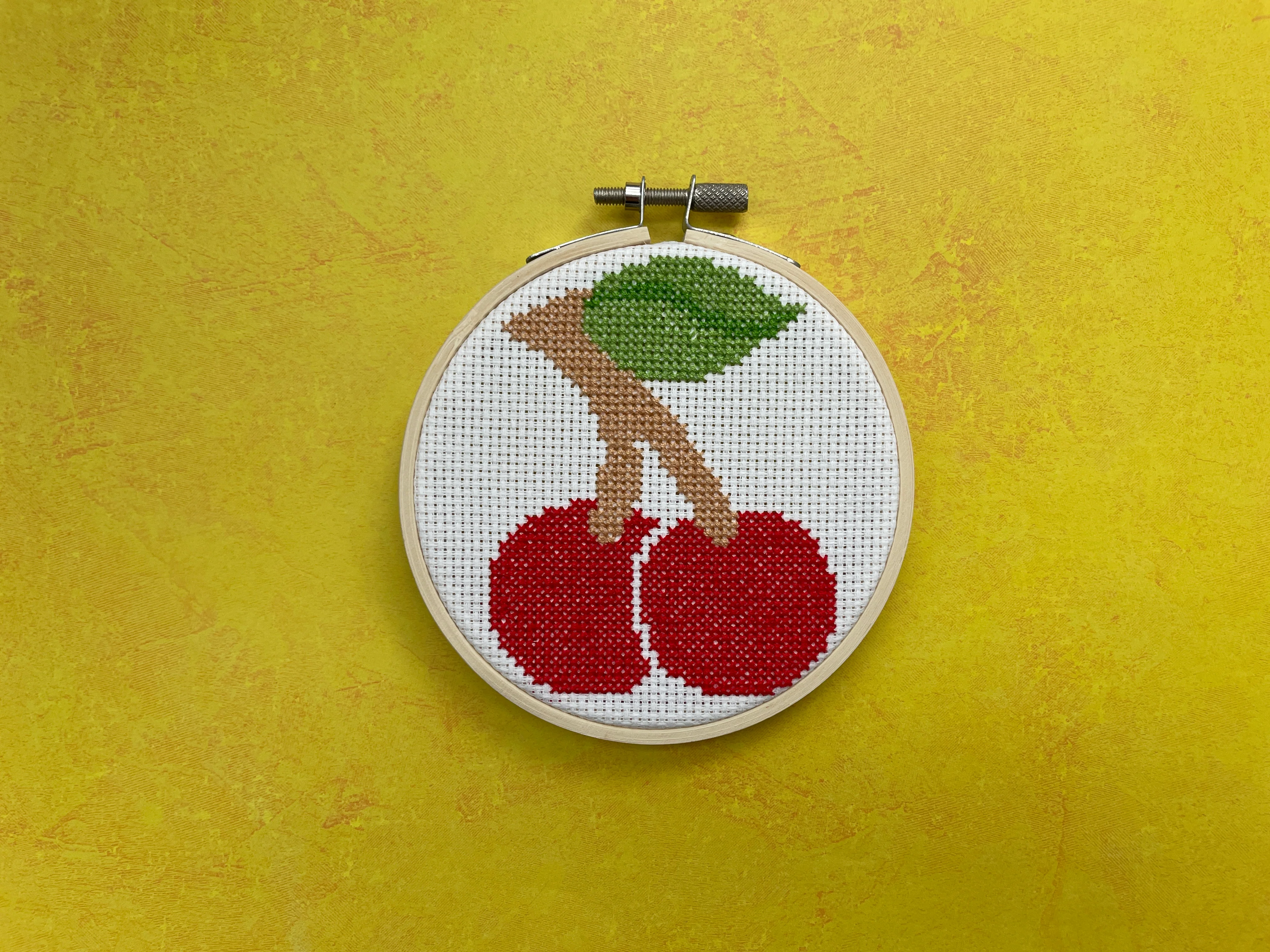 Cherries Counted Cross Stitch Kit - Image 2