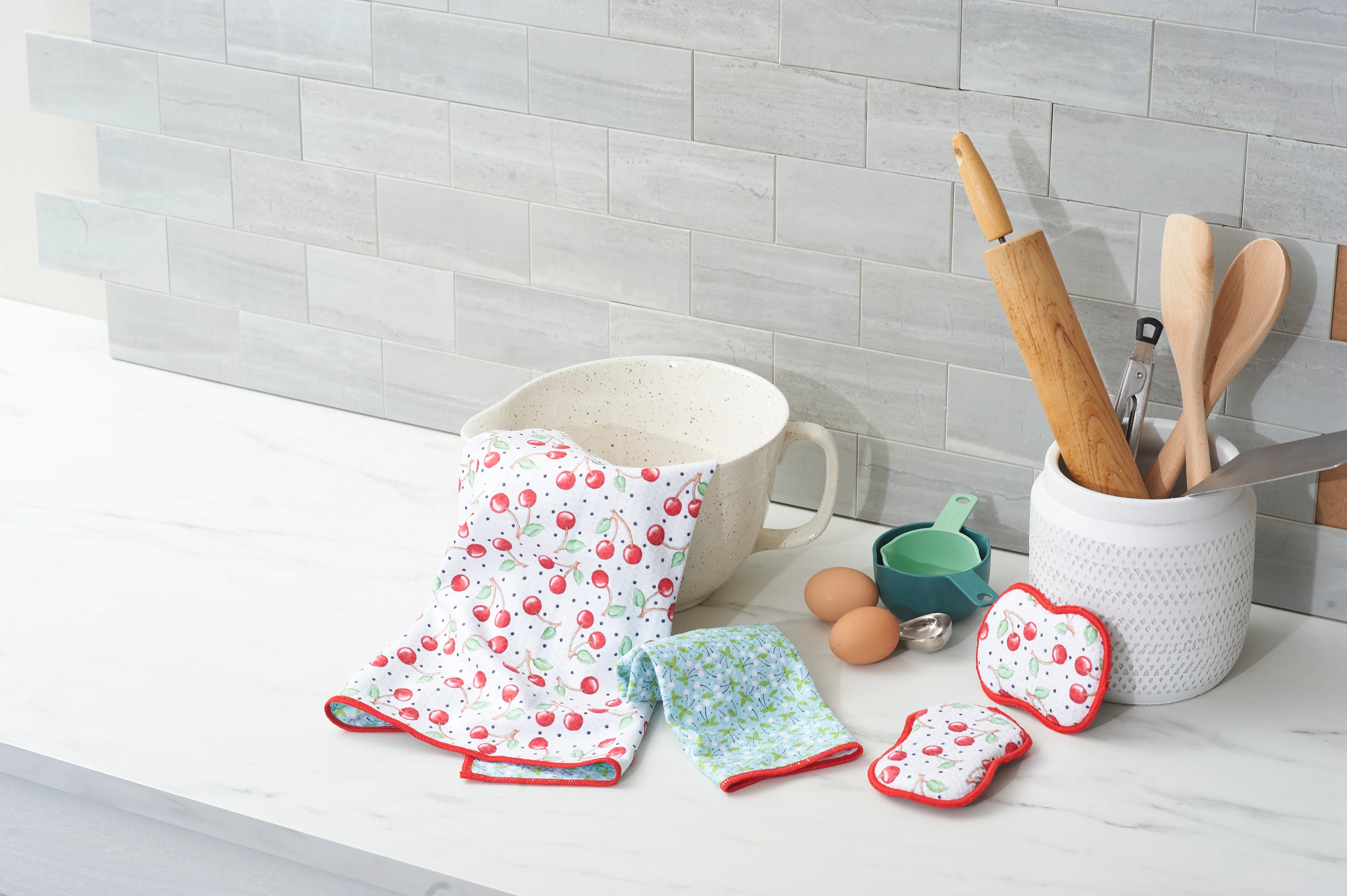 Cherry Harvest Mighty Mini Towels - Image 7