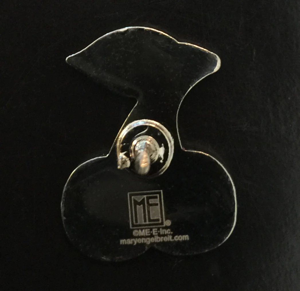 Cherry Mini Enamel Art Pin - Image 3