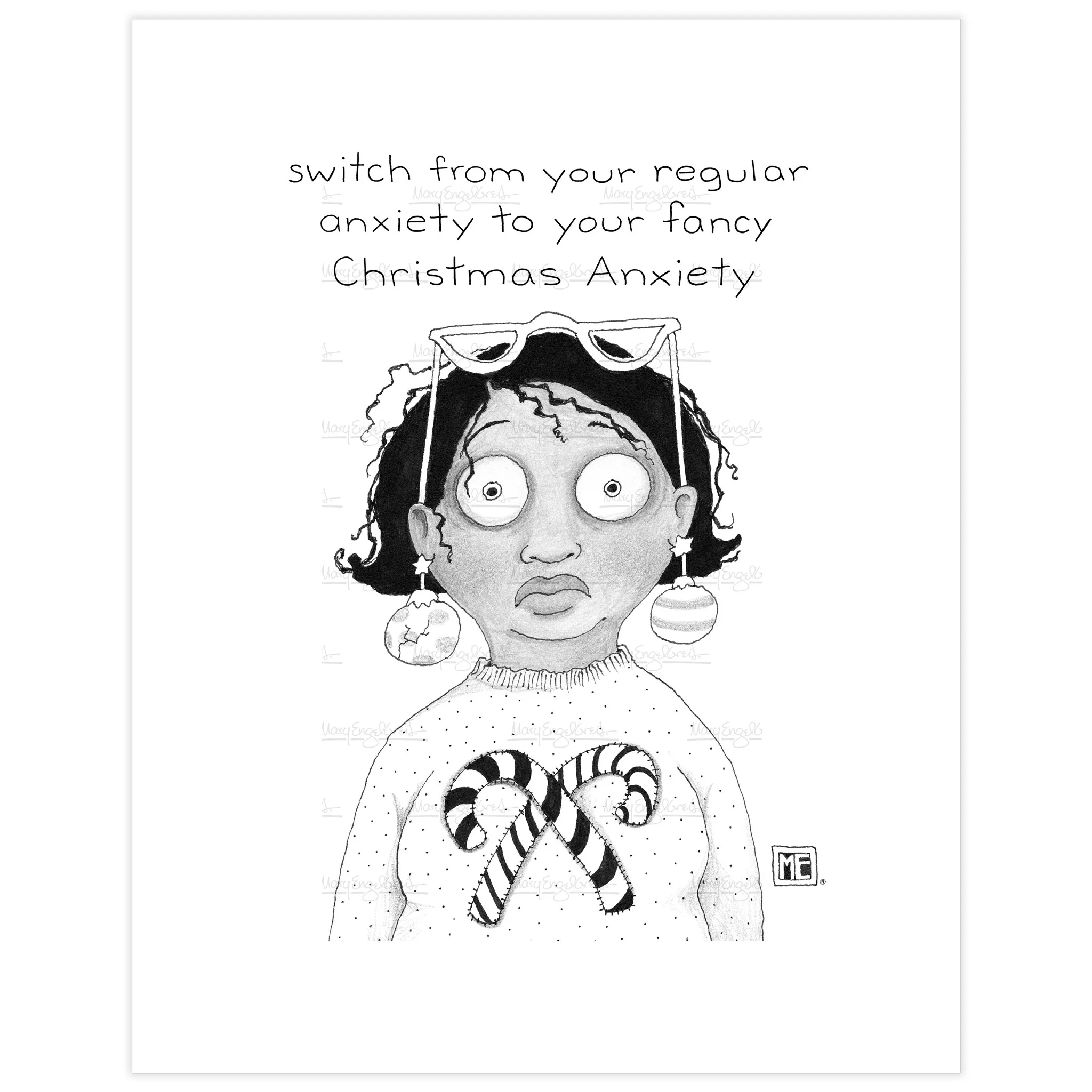 Christmas Anxiety Fine Art Print