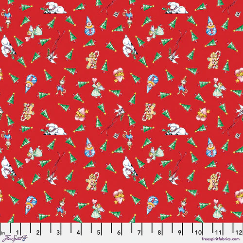 Christmas Tree Toss Fabric - Image 2