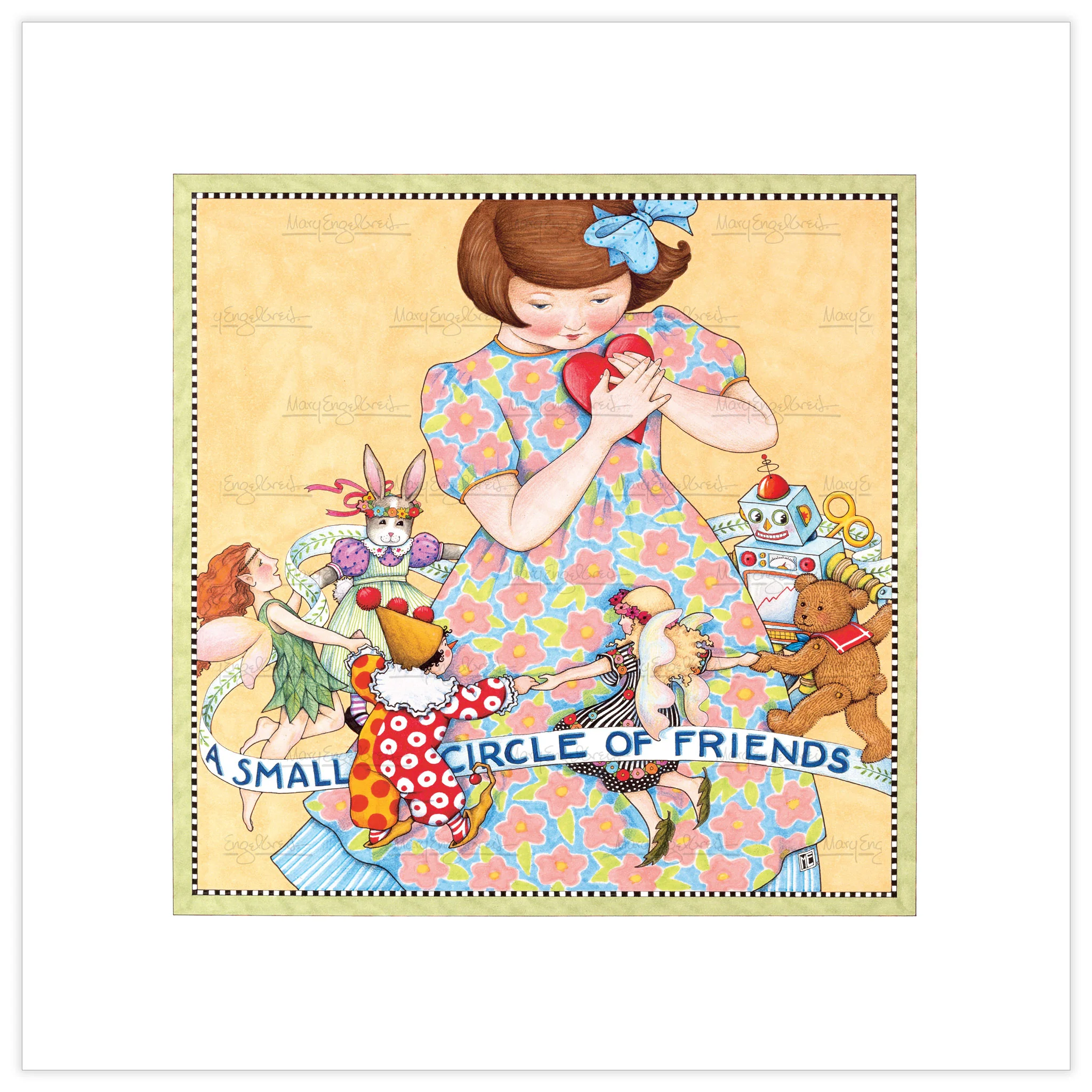 Circle Of Friends Fine Art Print
