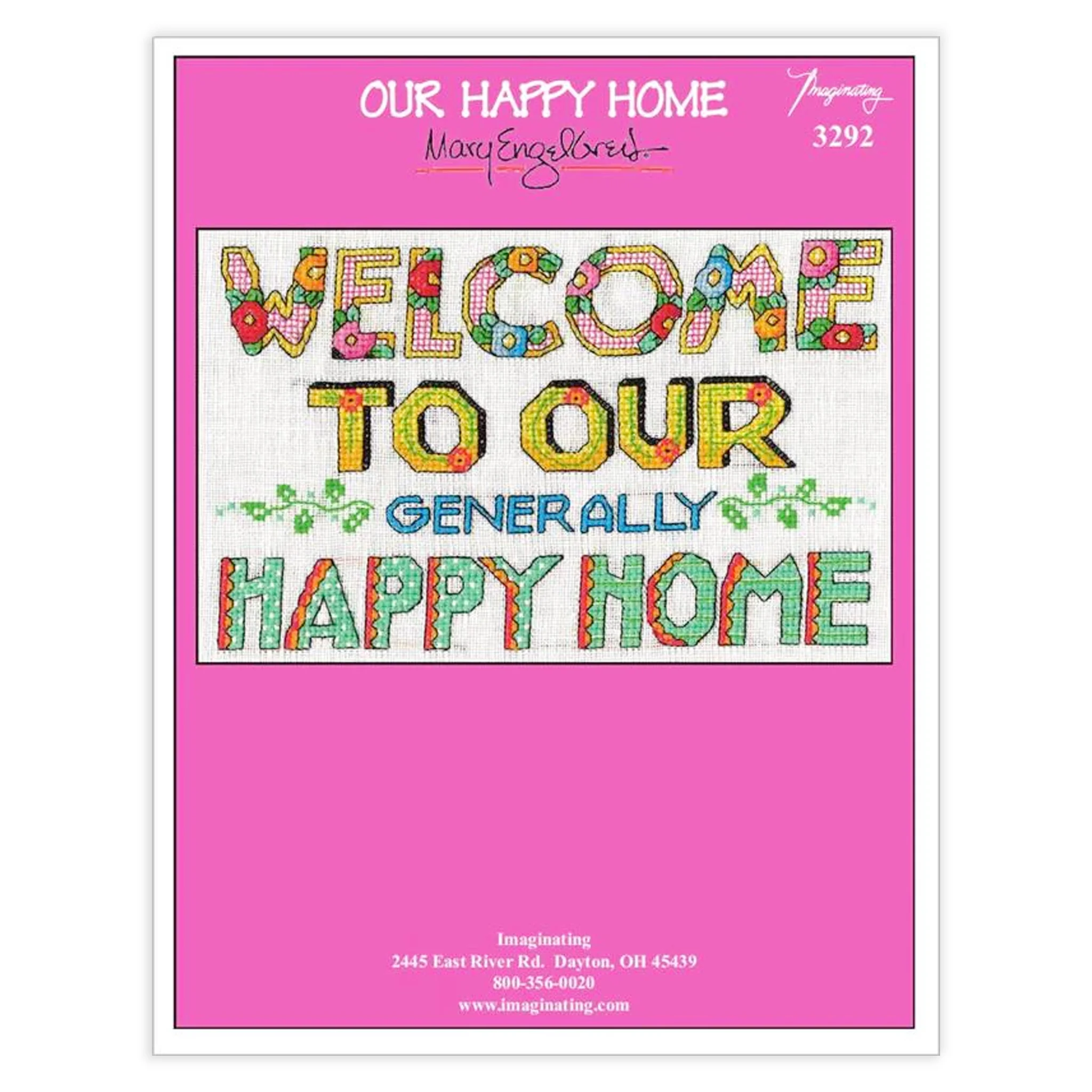 Our Happy Home Counted Cross Stitch Kit - Image 2