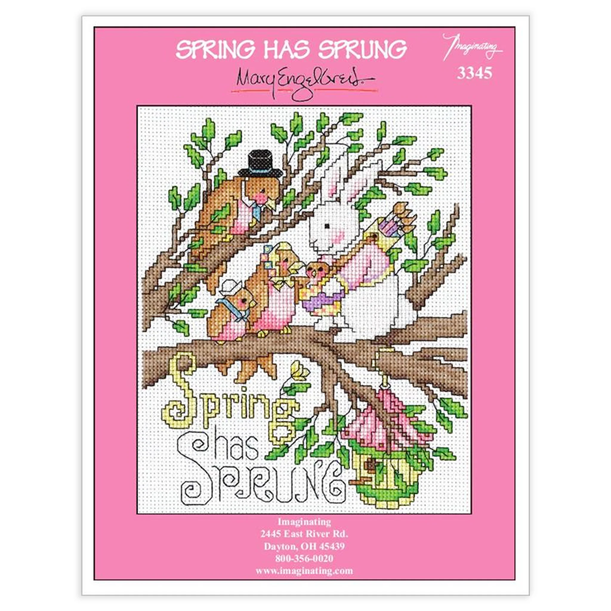 Spring Has Sprung Counted Cross Stitch Kit - Image 2