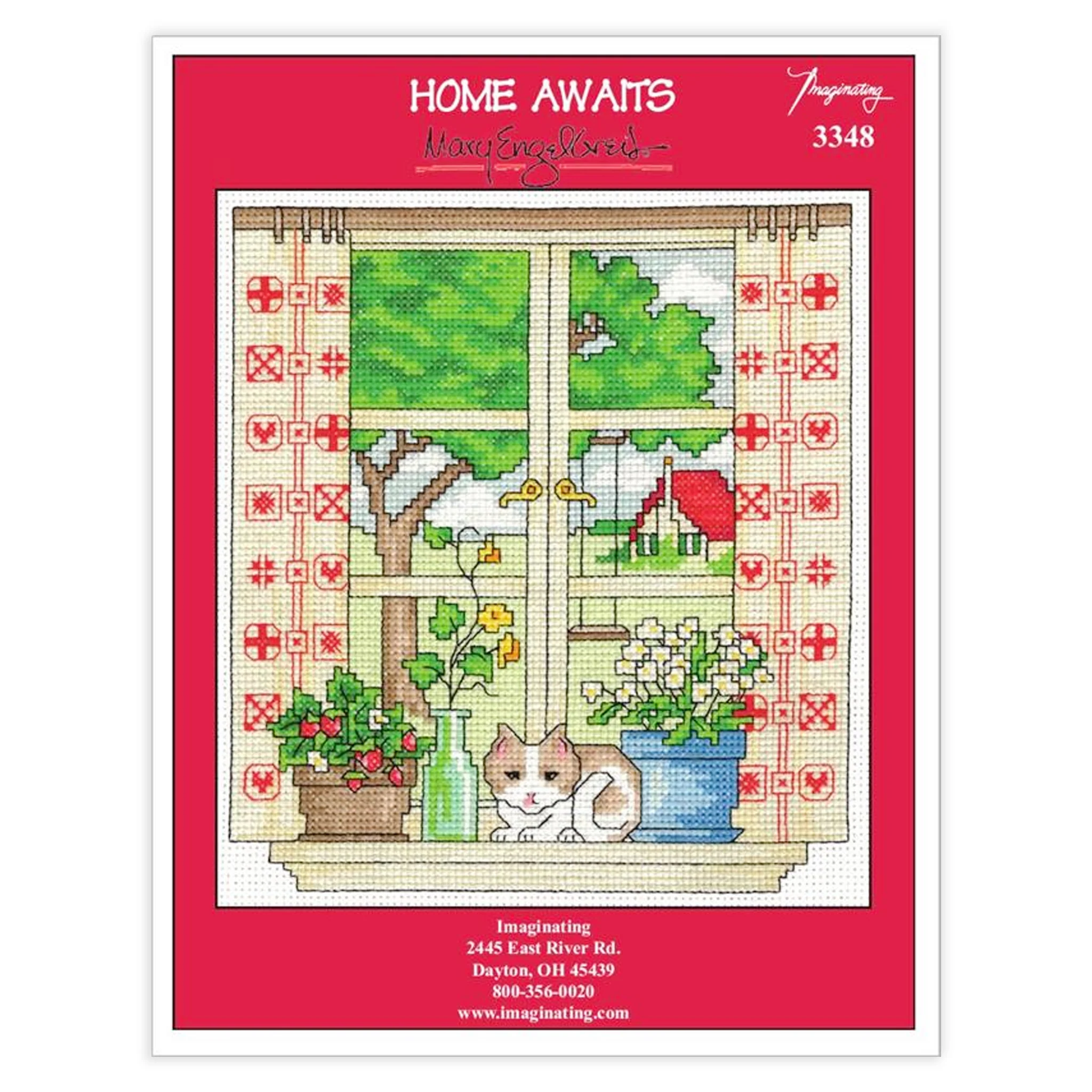 Home Awaits Counted Cross Stitch Kit - Image 2