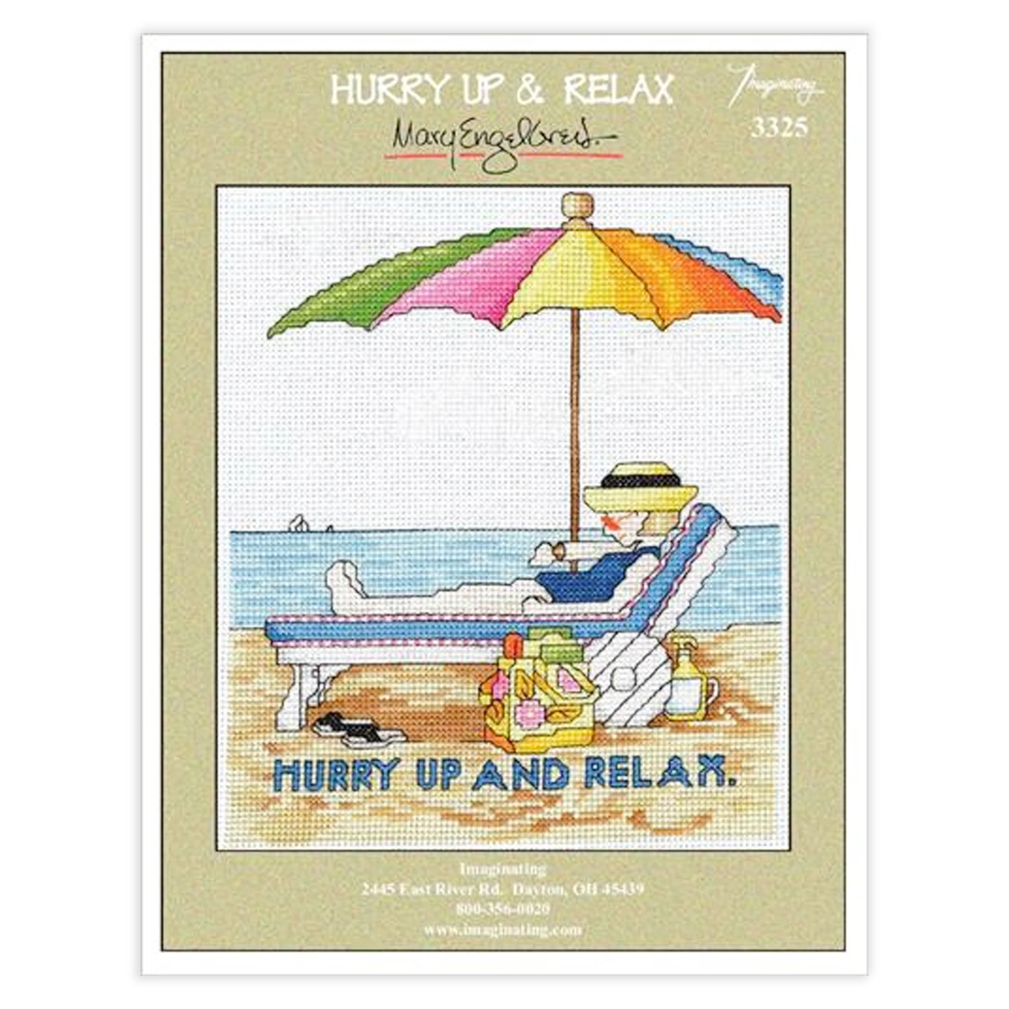 Hurry Up and Relax Counted Cross Stitch Kit - Image 2