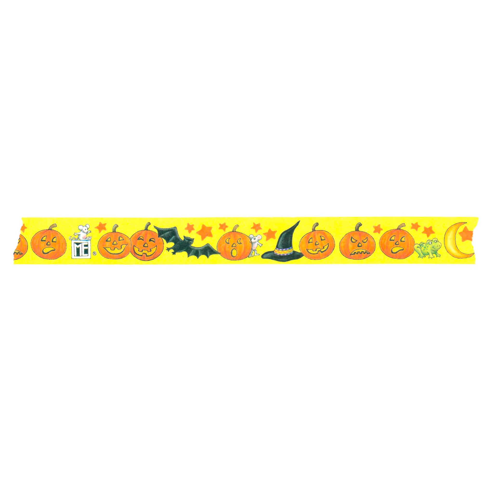 Halloween Yellow Washi Tape - Image 2