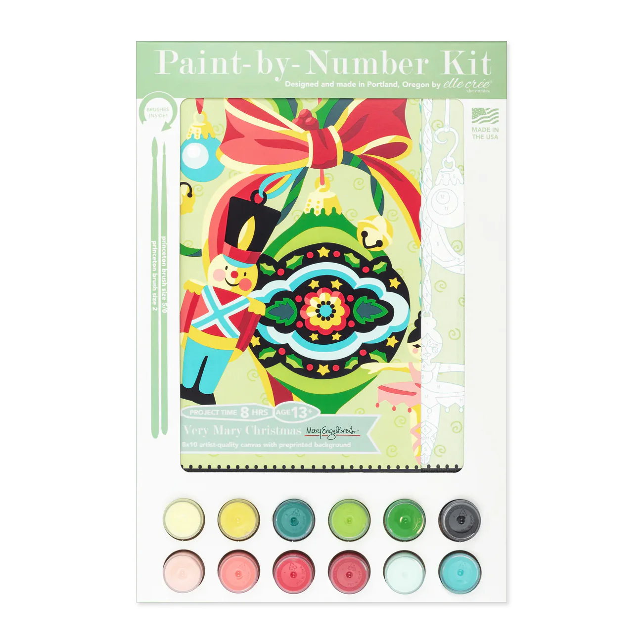 Deck the Halls Paint-by-Number Kit Bundle - Image 3