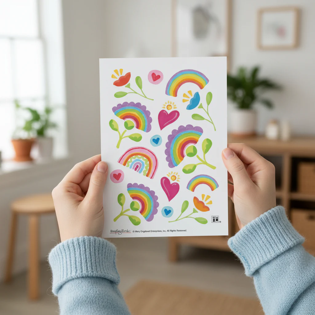 Rainbows in Bloom Sticker Sheet - Image 3