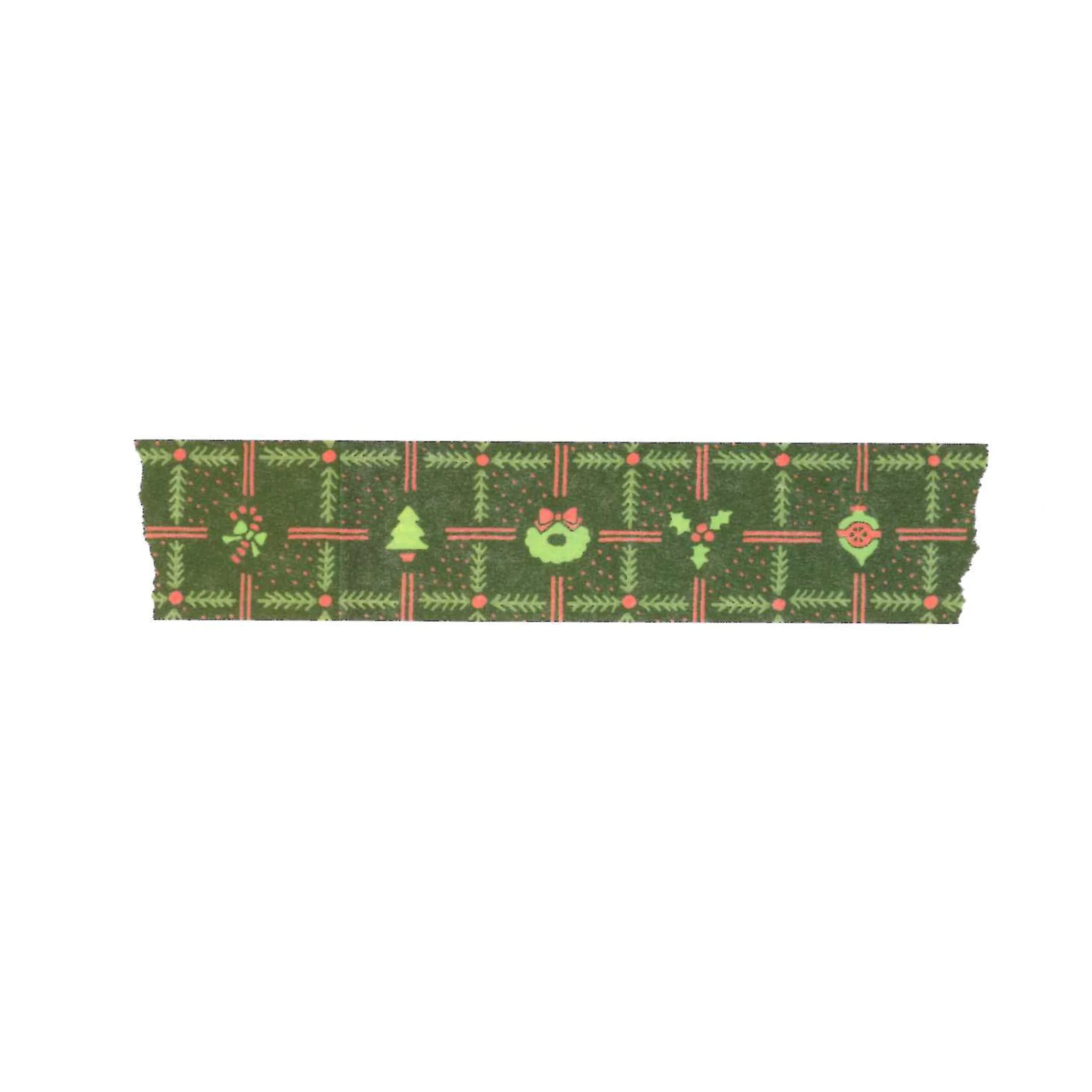 Fir Branch Dark Green Washi Tape - Image 2
