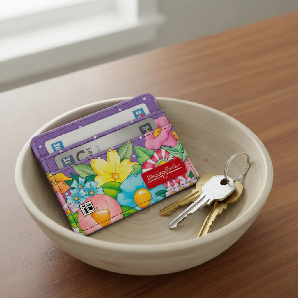 Floral Garden Slim Wallet - Image 3