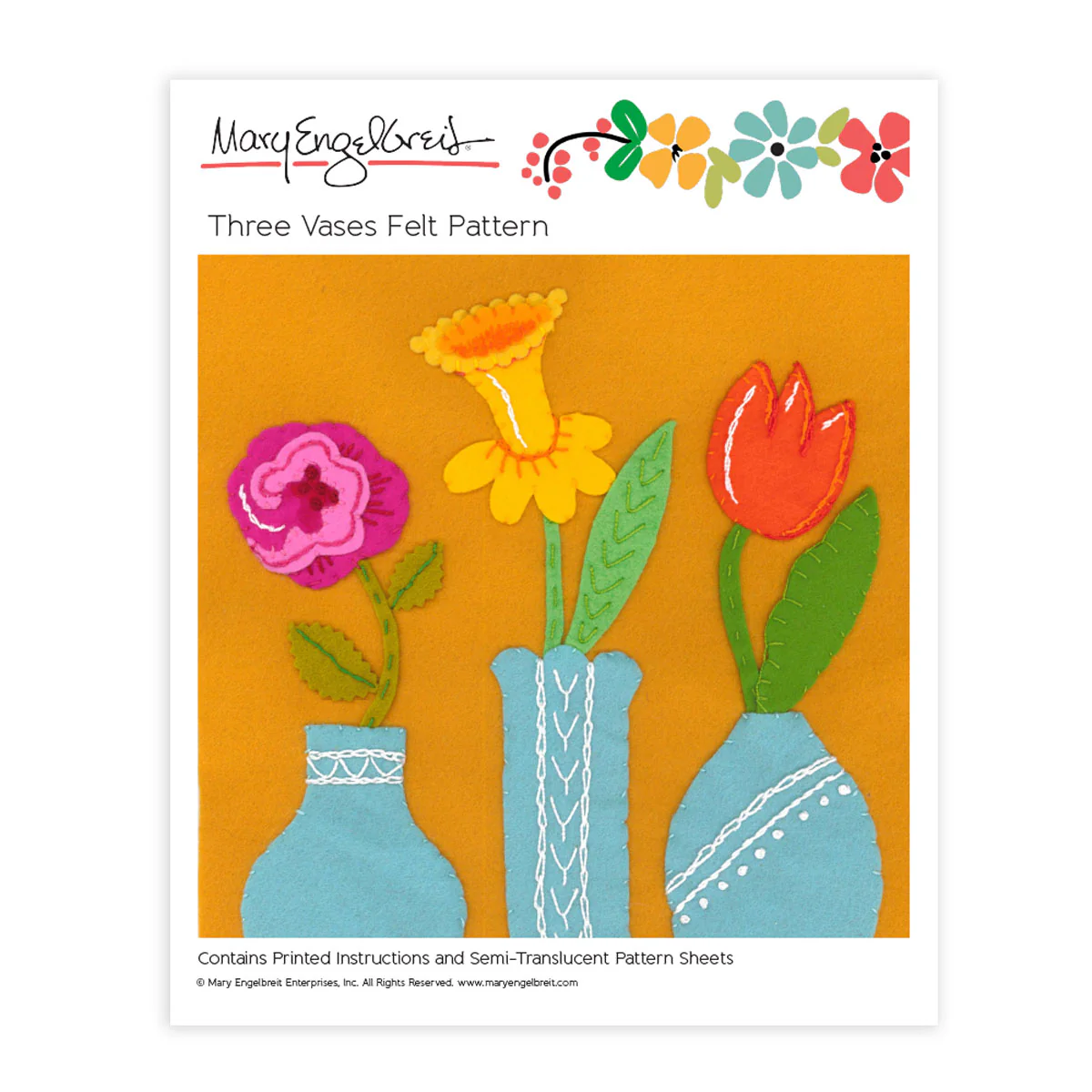 Three Vases Felt Kit