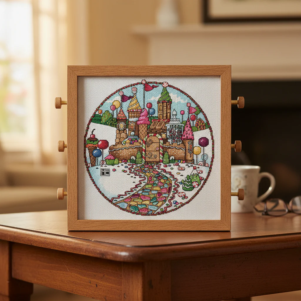 Candy Castle Counted Cross Stitch Leaflet - Image 2
