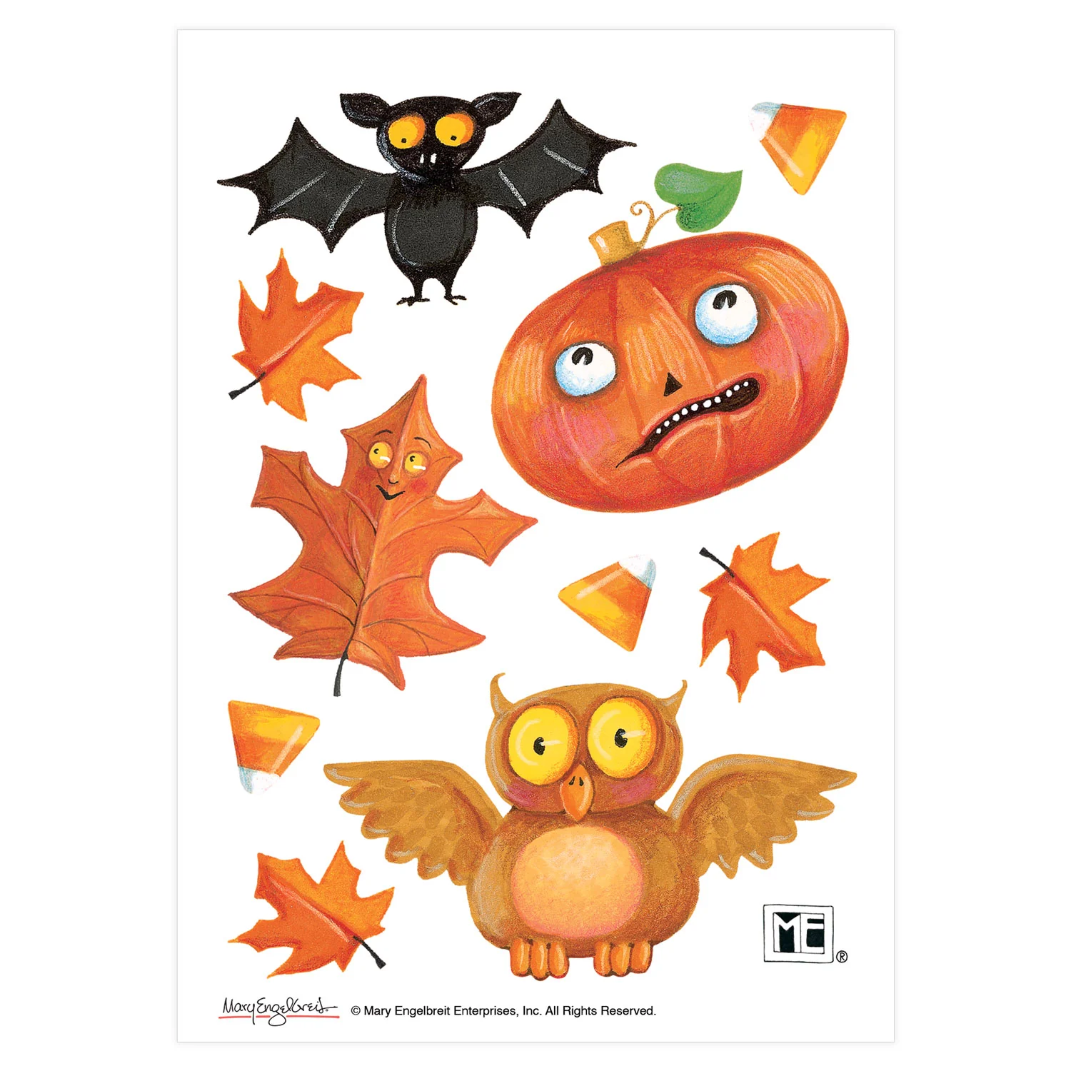 Halloween Totem Sticker Sheet