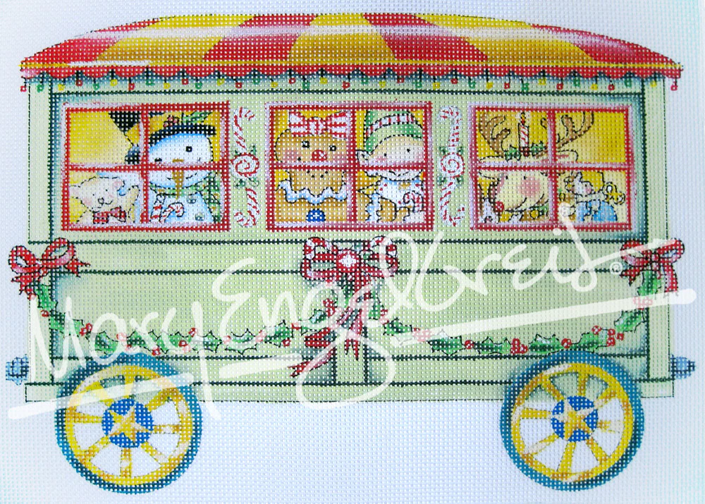 Needlepoint Canvas: Toyland Passenger - Image 2