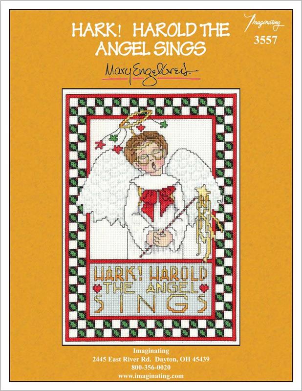 Hark! Harold the Angel Sings Counted Cross Stitch Kit - Image 2