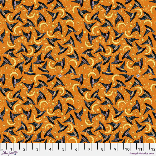 Hats and Moons Fabric - Image 2