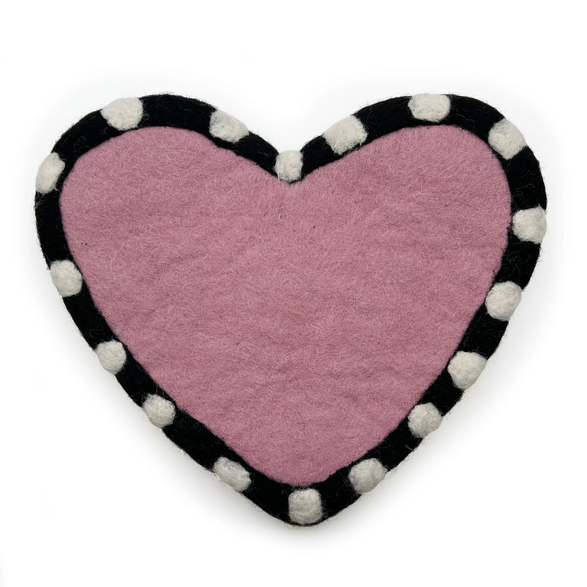 Heart Wool Trivet