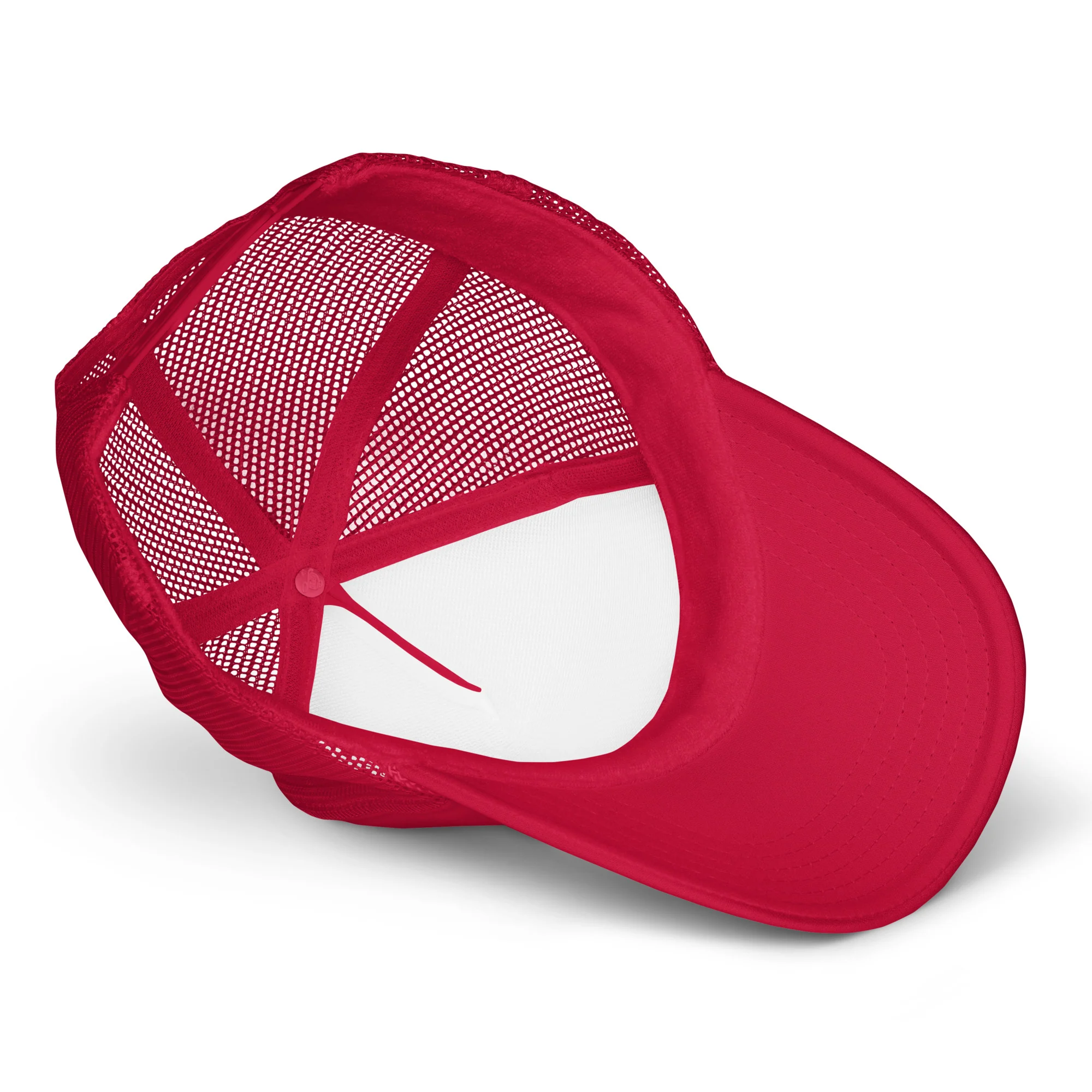 Hey, We Can't Stand Him Either Foam Trucker Hat - Image 6