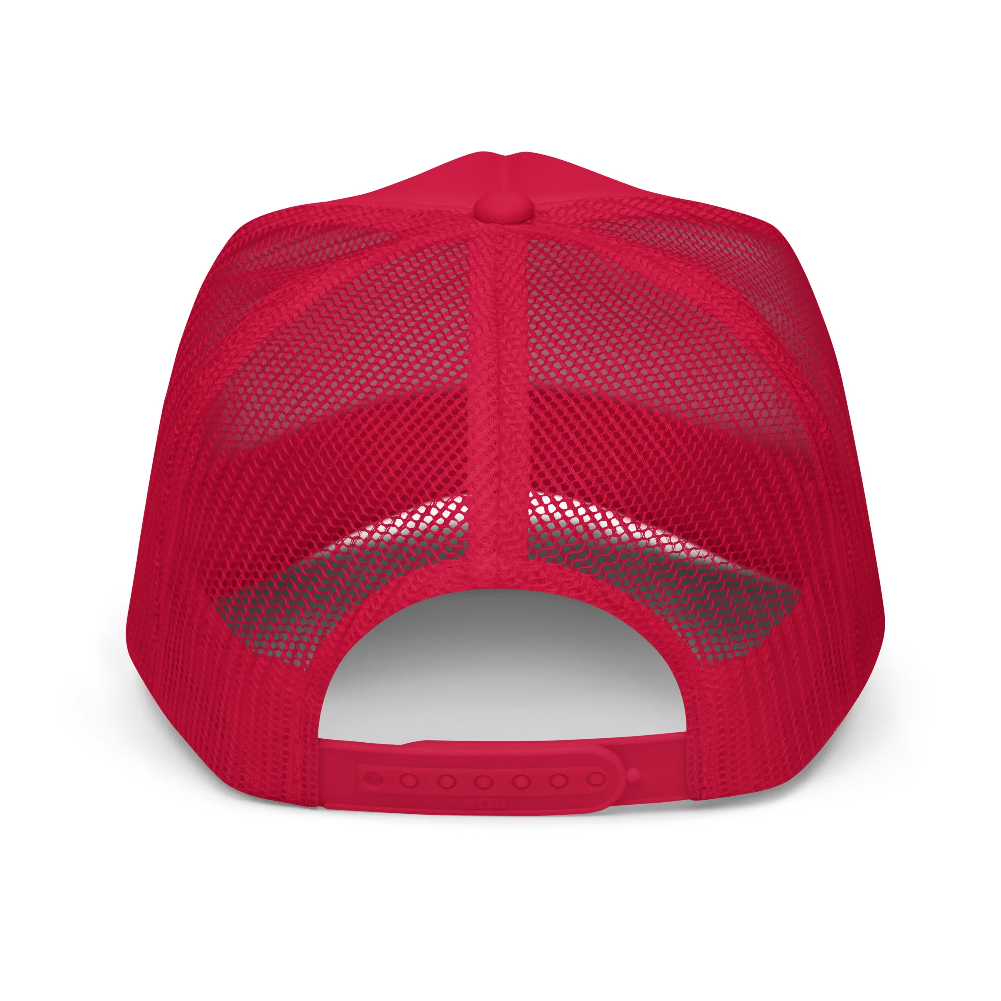 Hey, We Can't Stand Him Either Foam Trucker Hat - Image 8