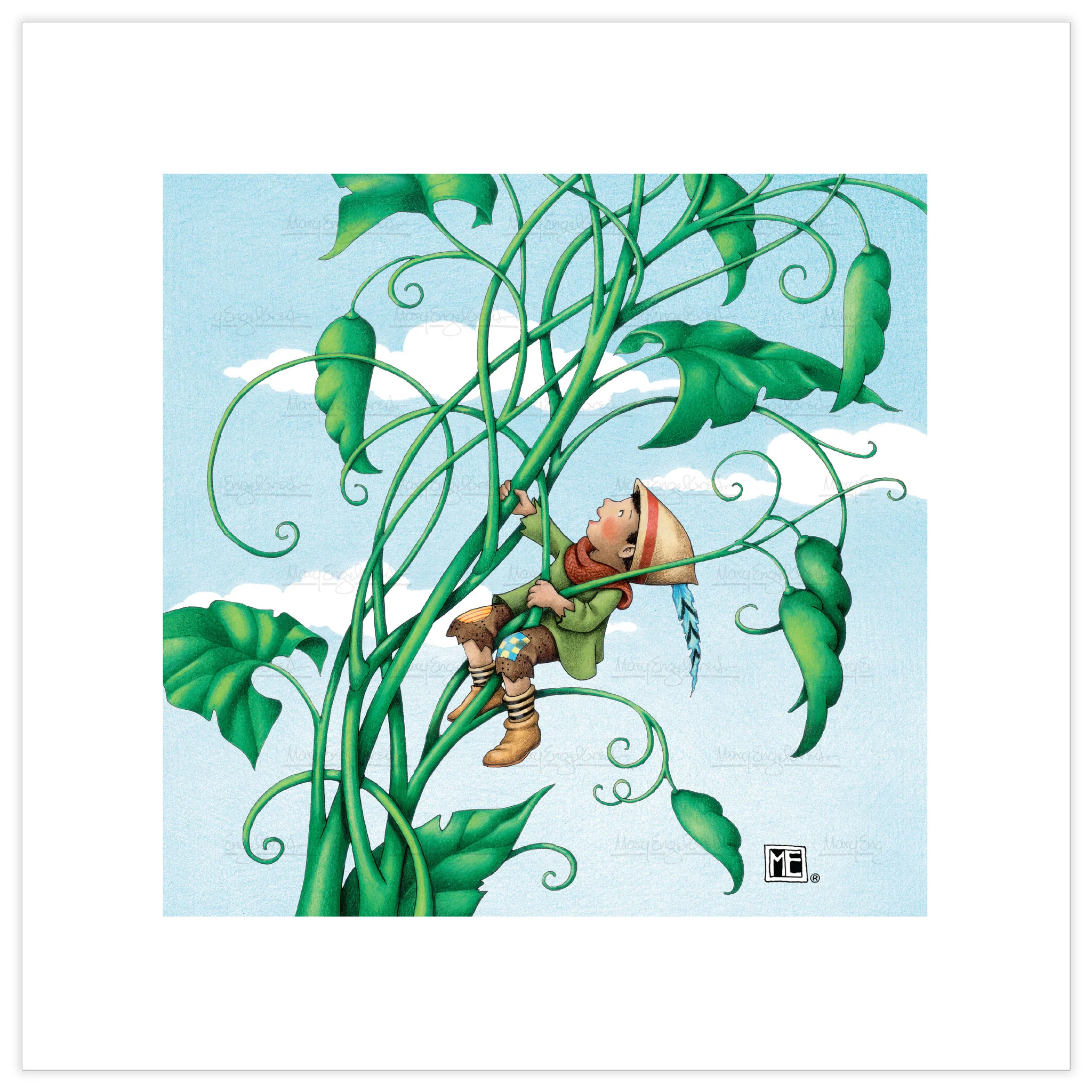 Jack and the Beanstalk Fine Art Print