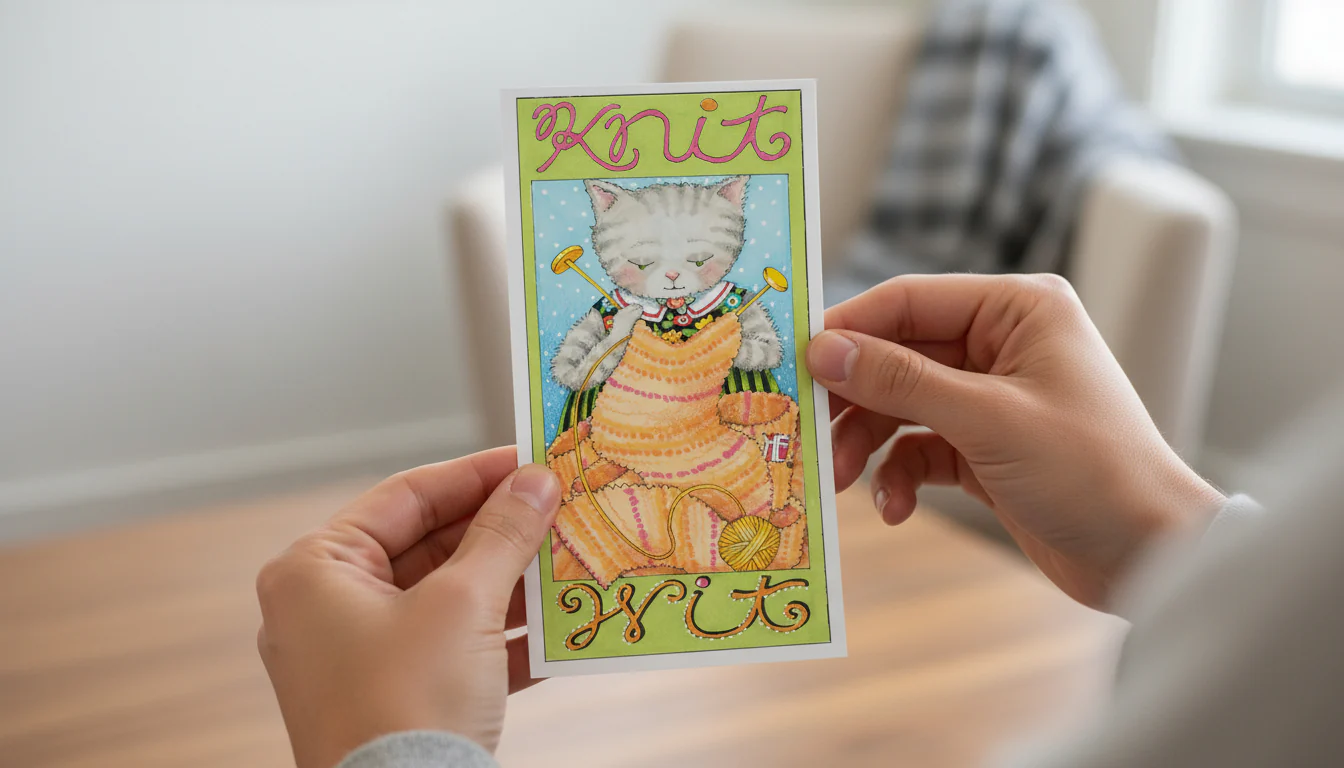 Knit Wit Sticker - Image 2