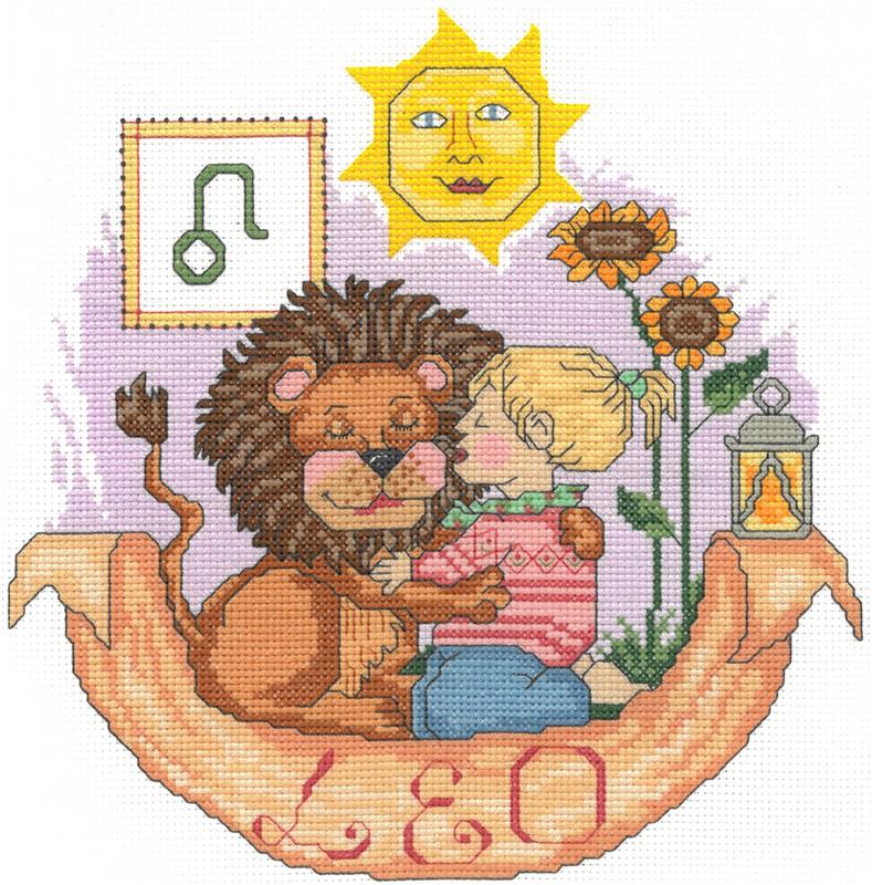 Leo Counted Cross Stitch Leaflet