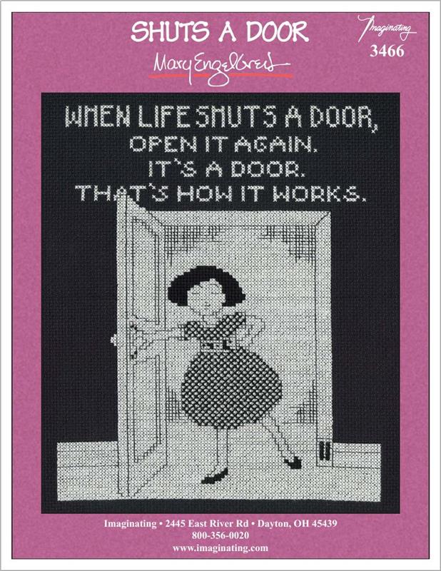 Life Shuts Door Counted Cross Stitch Leaflet - Image 2