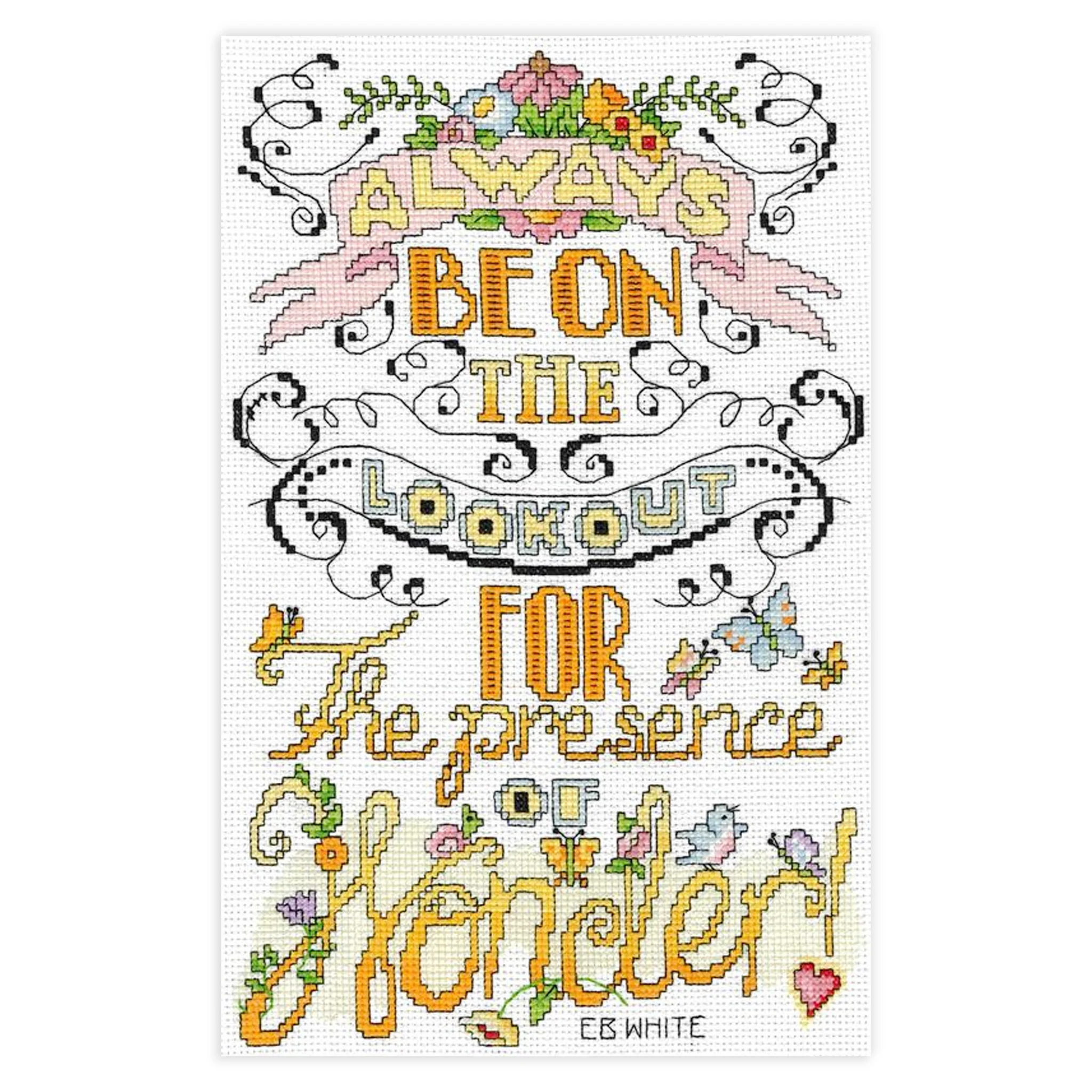 Lookout for Wonder Counted Cross Stitch Leaflet