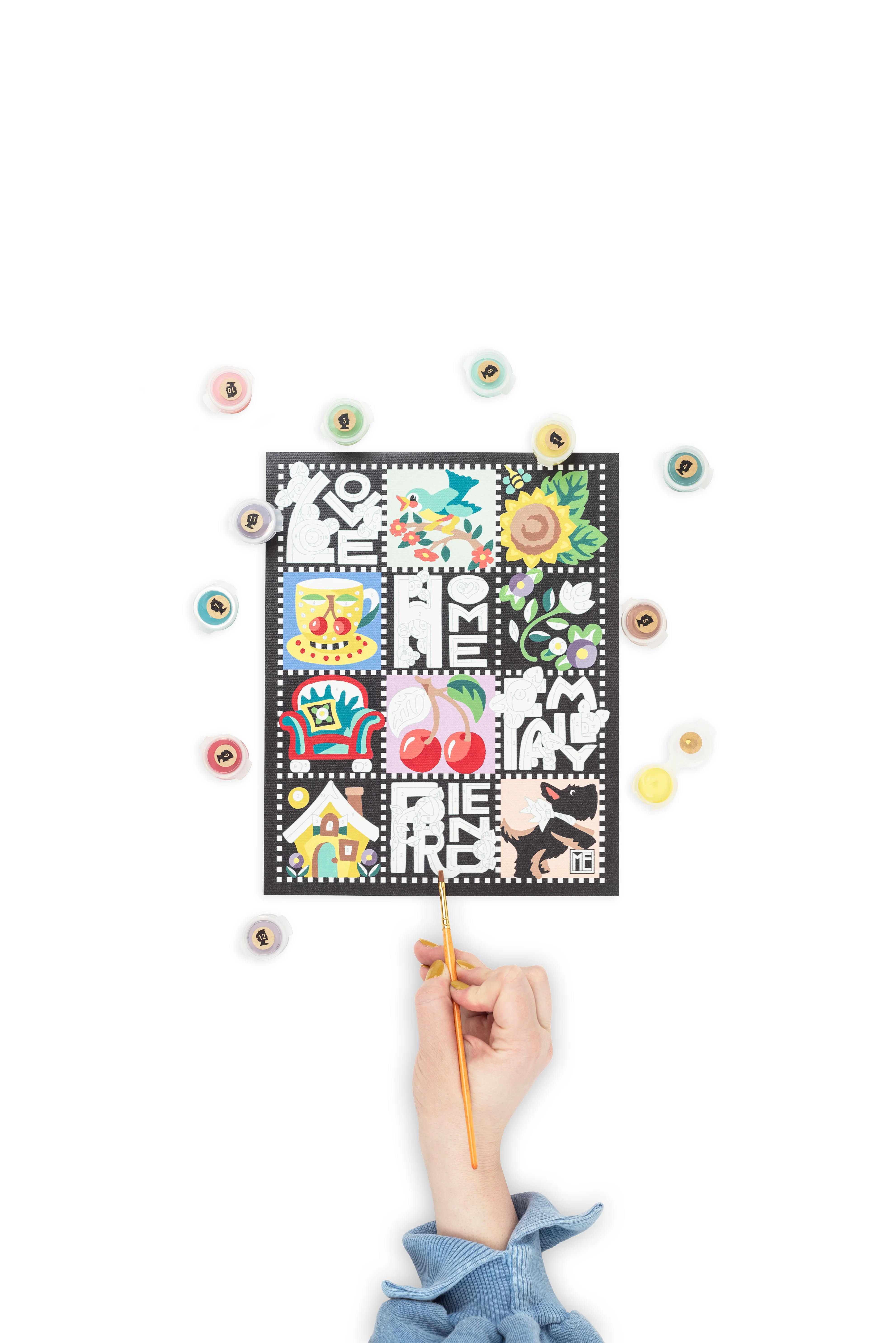 Mary's Quilt Paint-By-Number Kit - Image 2