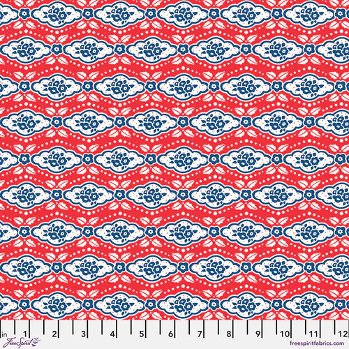 Maison Rouge on Red Fabric - Image 2