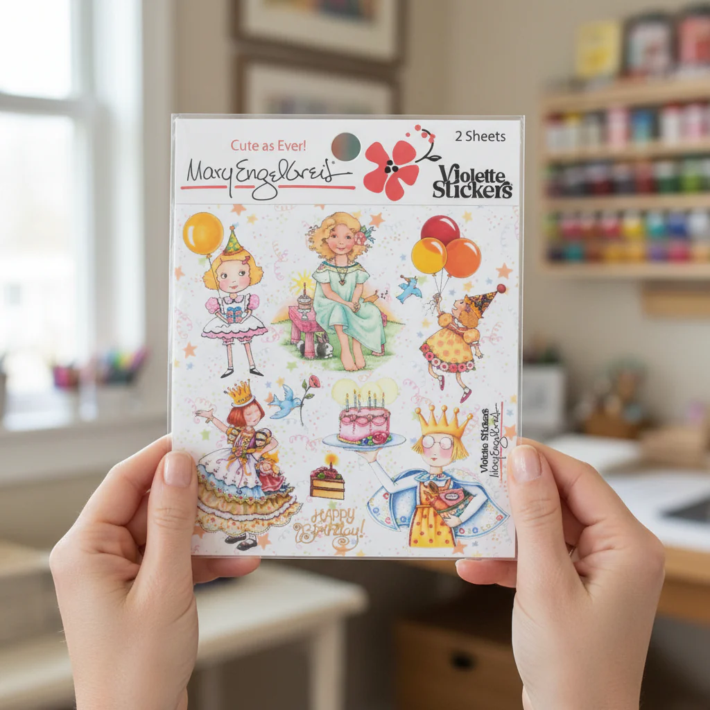 Mary's Birthday Girls Sticker Sheet - Image 2